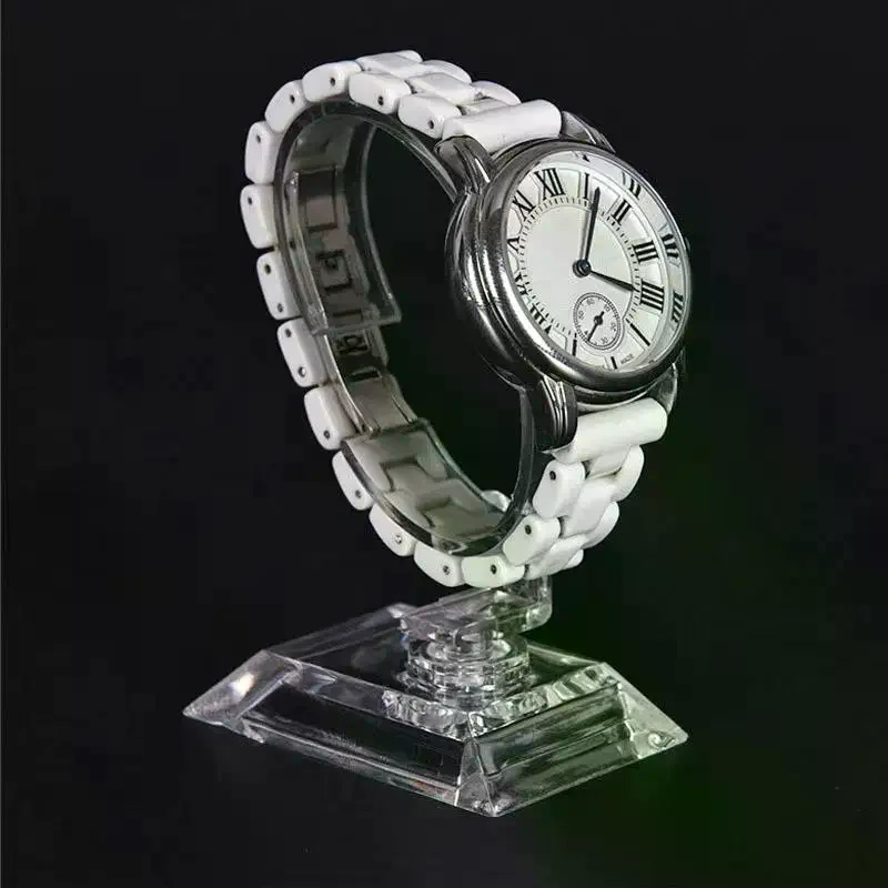 Jewelry And Watches Inc - /HTF/แท่นโชว์นาฬิกา, แท่นวางโชว์แบบวงกลมใส, อุปกรณ์โชว์สร้อยข้อมือนาฬิกา, ตัวเลือกที่เหมาะสำหรับเป็นของขวัญ 5 ชิ้น