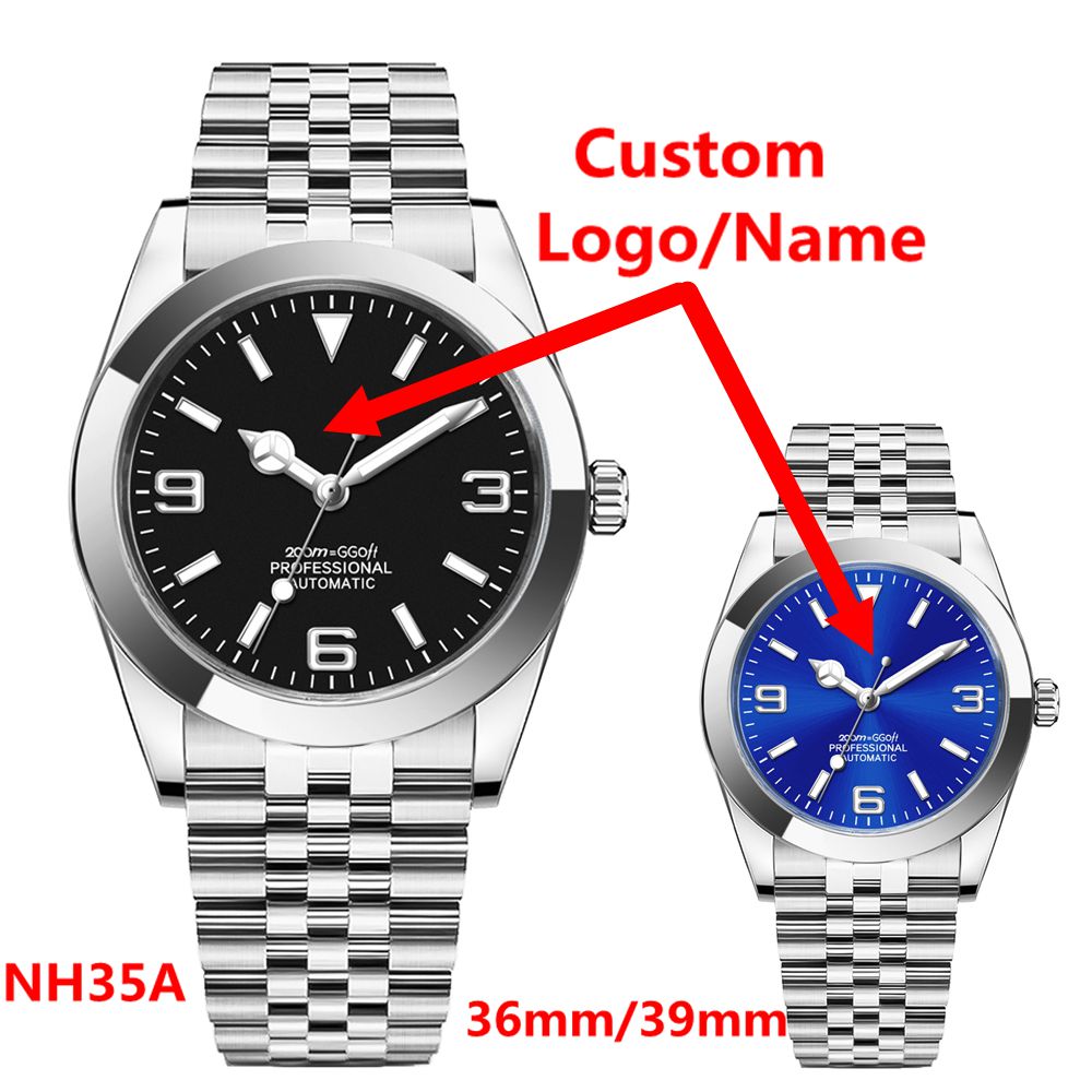 Jewelry For Watches - โลโก้แบบกำหนดเอง นาฬิกาหรู NH35 สำหรับผู้หญิงและผู้ชาย ขนาด 36