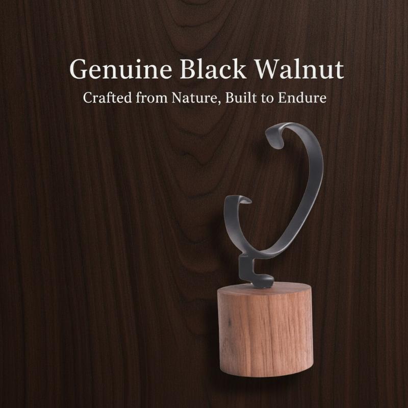 Jewelry And Watches Inc - ที่วางนาฬิกาไม้เนื้อแข็งรูปตัว C 1 ชิ้น สำหรับโชว์เครื่องประดับอเนกประสงค์ ใช้สำหรับวางนาฬิกา