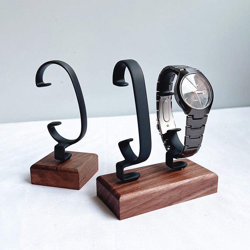 ที่วางนาฬิการูปตัว C ทำจากไม้, - Jewelry And Watches Inc บทวิจารณ์และราคา