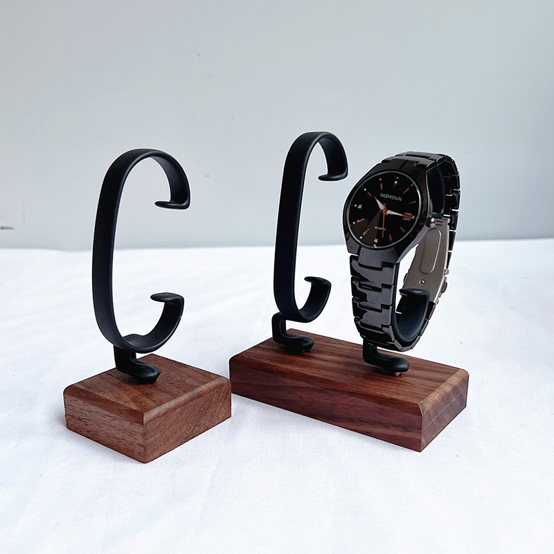 ที่วางนาฬิการูปตัว C ทำจากไม้, - Jewelry And Watches Inc บทวิจารณ์และราคา