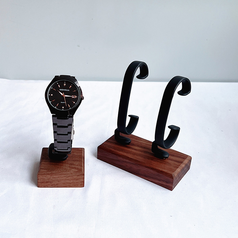 ที่วางนาฬิกาไม้รูปตัว C ที่จัด - Jewelry And Watches Inc บทวิจารณ์และราคา
