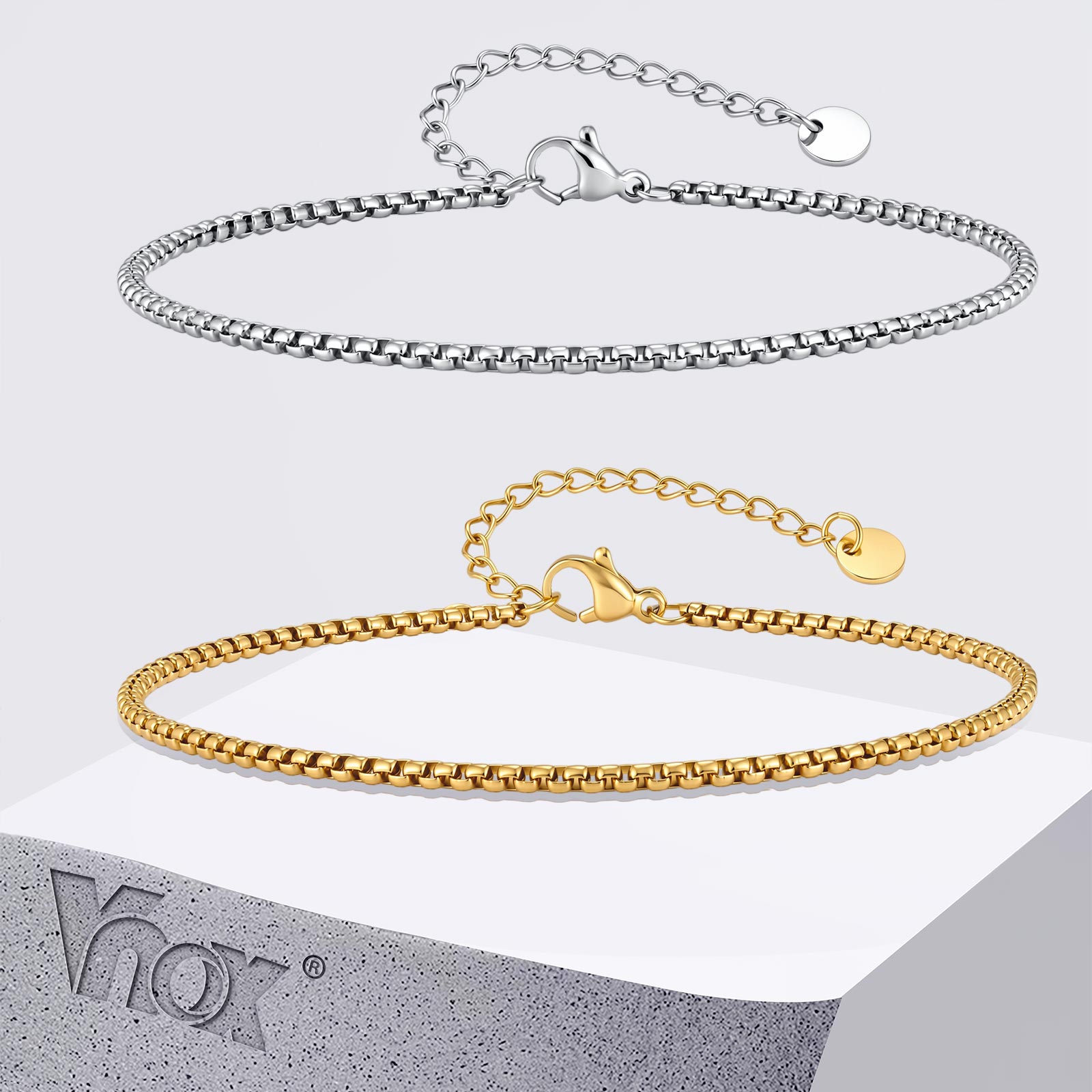 วีโน๊กซ์สร้อยข้อเท้าแบบโซ่สแตน - Jc Jewelry & Watches Photos บทวิจารณ์และราคา