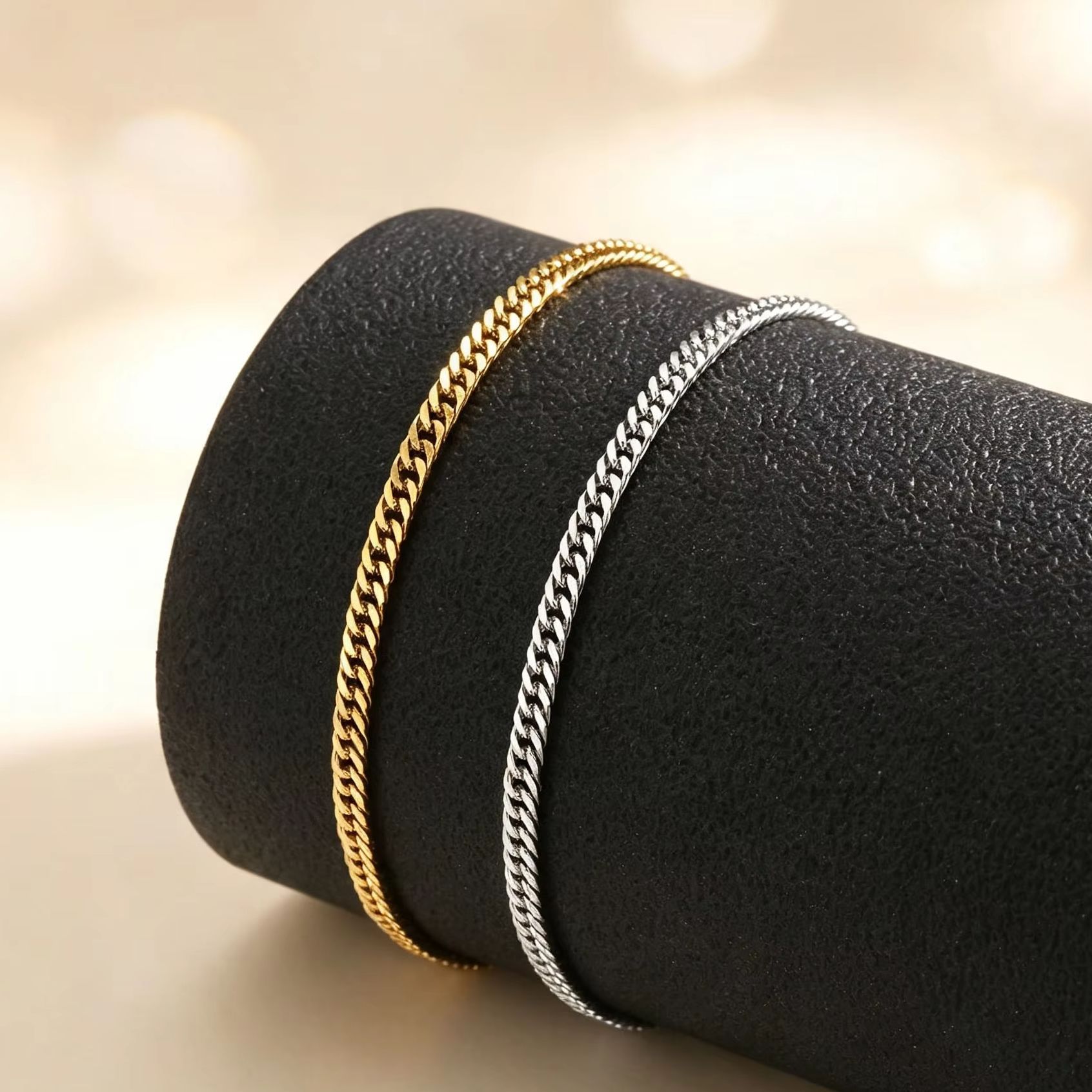 สร้อยข้อเท้าคิวบาแบบบางสำหรับผ - Jc Jewelry & Watches Photos บทวิจารณ์และราคา