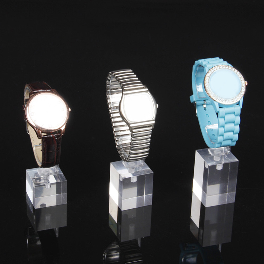 ชุด 3 ชิ้น แท่นวางนาฬิกาอะคริล - Jewelry And Watches Inc บทวิจารณ์และราคา