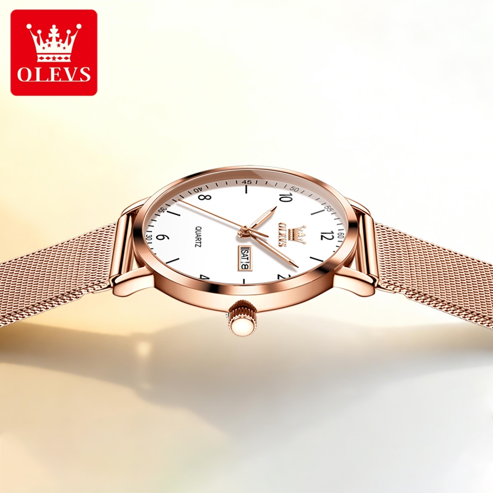 OLEVS 2996 นาฬิกาผู้หญิงนาฬิกา - Watch Display Box บทวิจารณ์และราคา