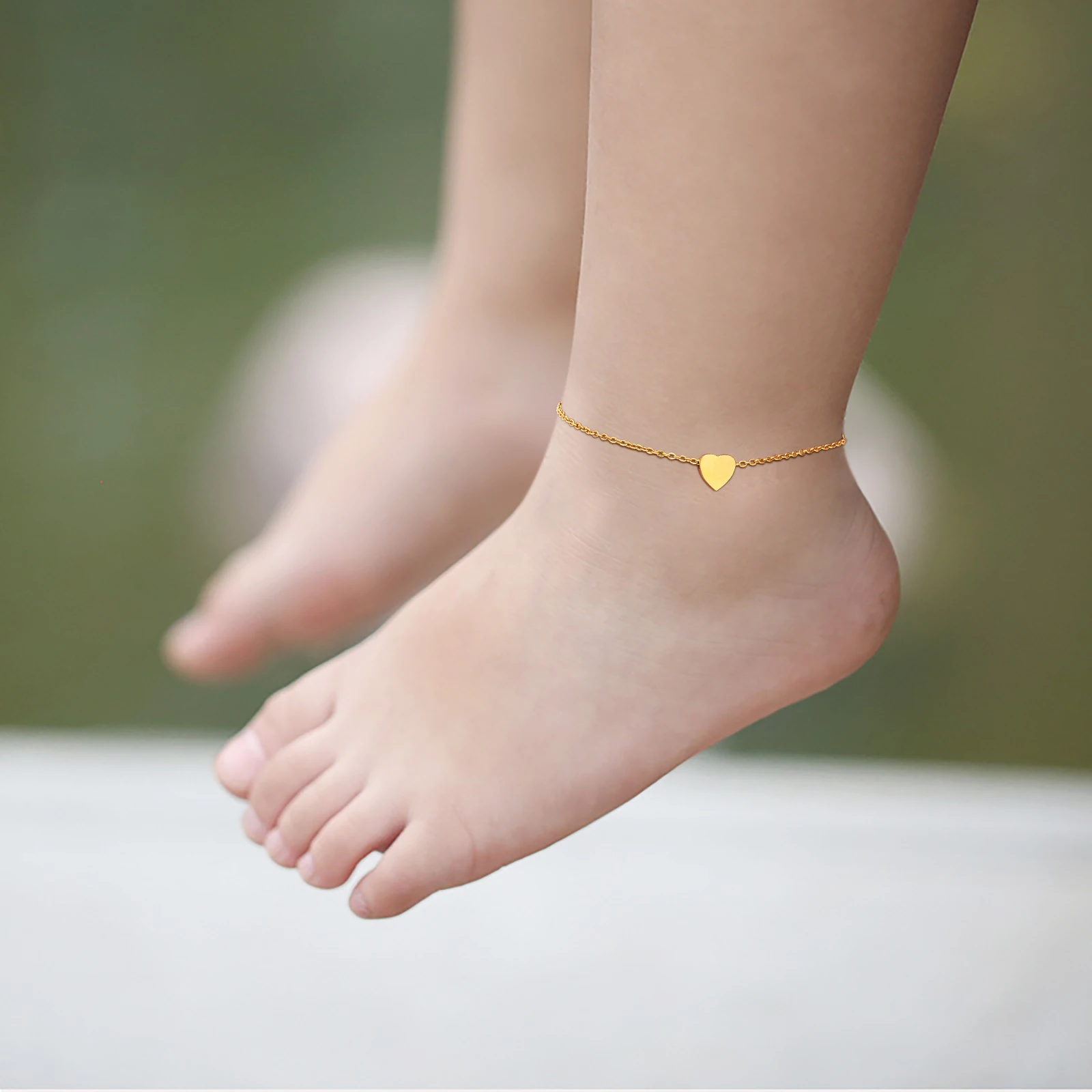 สร้อยข้อเท้าลายหัวใจสำหรับเด็ก - Jc Jewelry & Watches Photos บทวิจารณ์และราคา